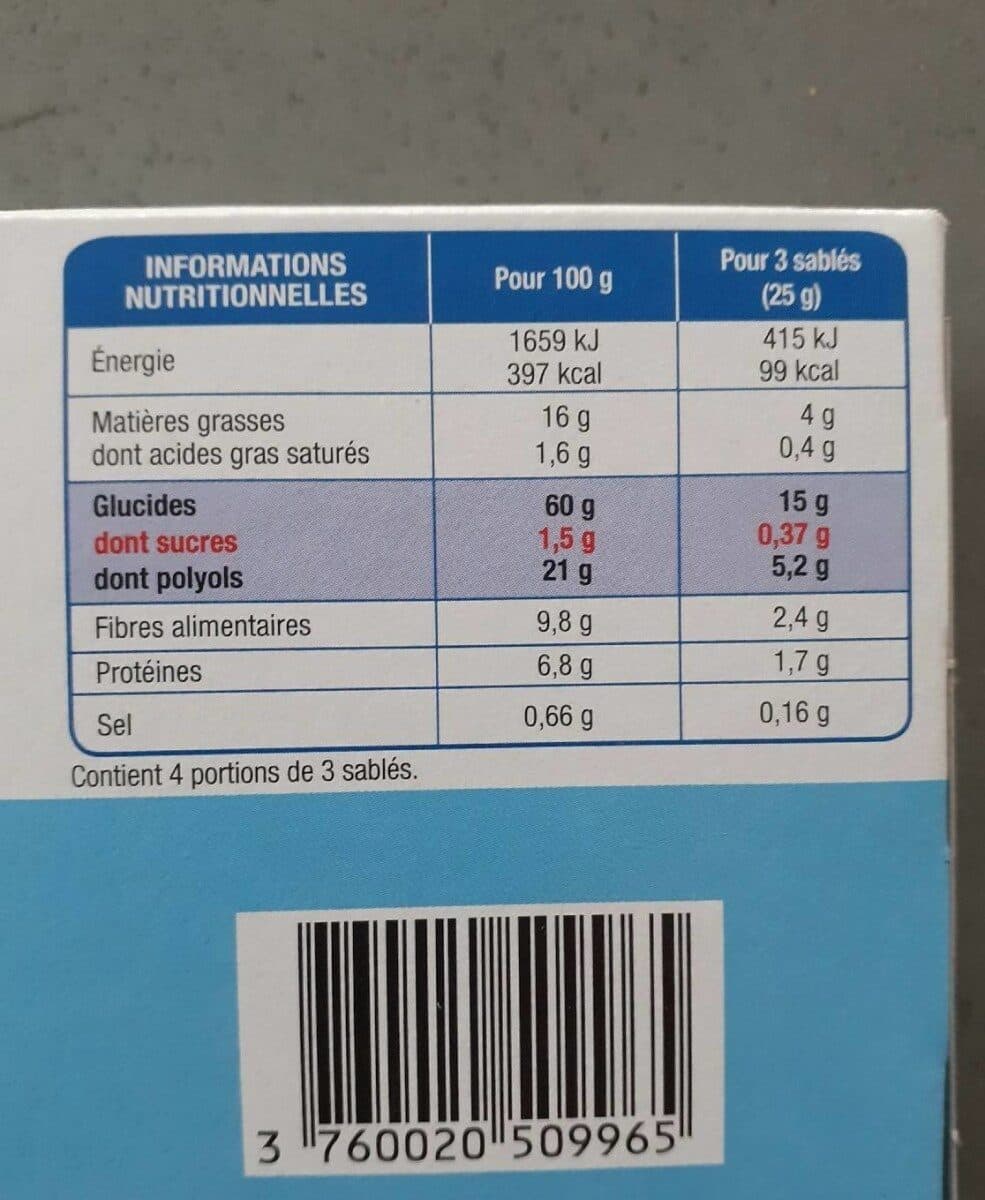 Karelea Sablés saveur Citron Gingembre packshot