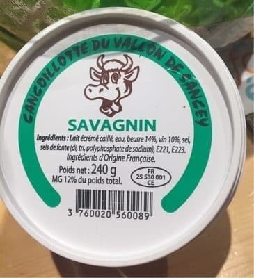 Fruitières de vallon de Sancey Cancoillotte savagnin packshot