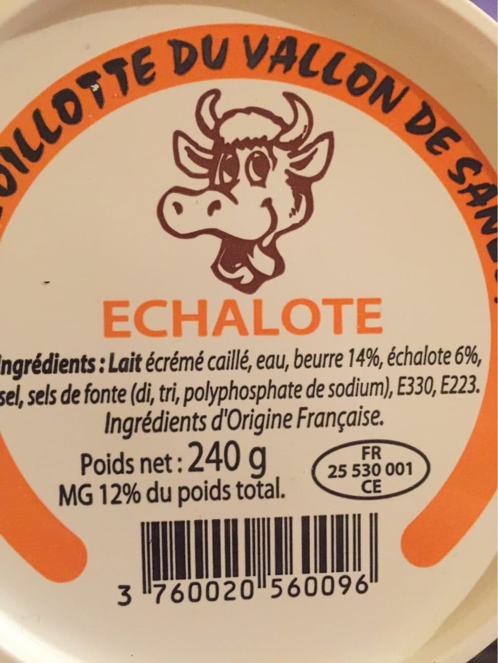 Les Frutieres Du Vallon De Sancey Cancoillote packshot