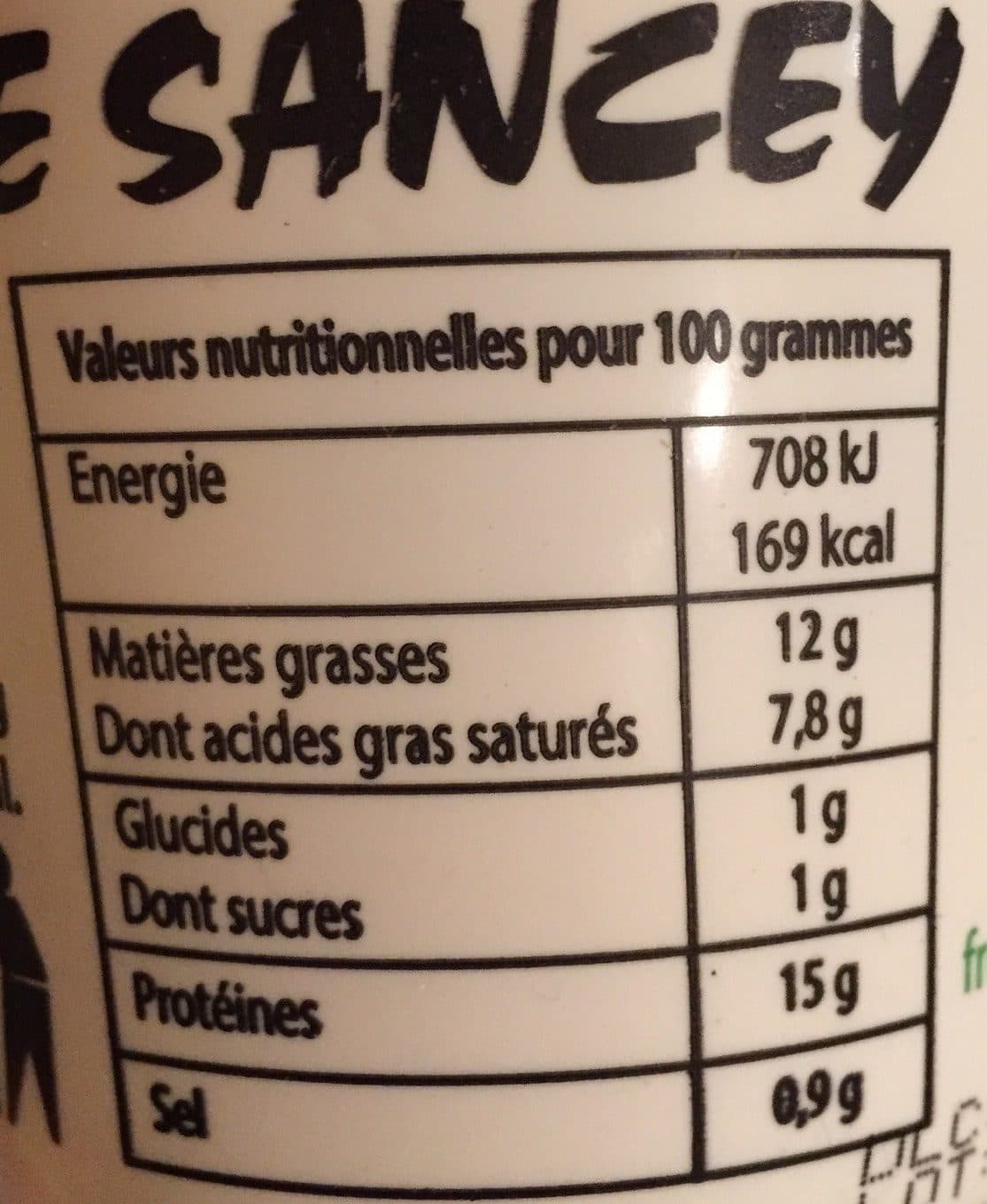 Les Frutieres Du Vallon De Sancey Cancoillote packshot