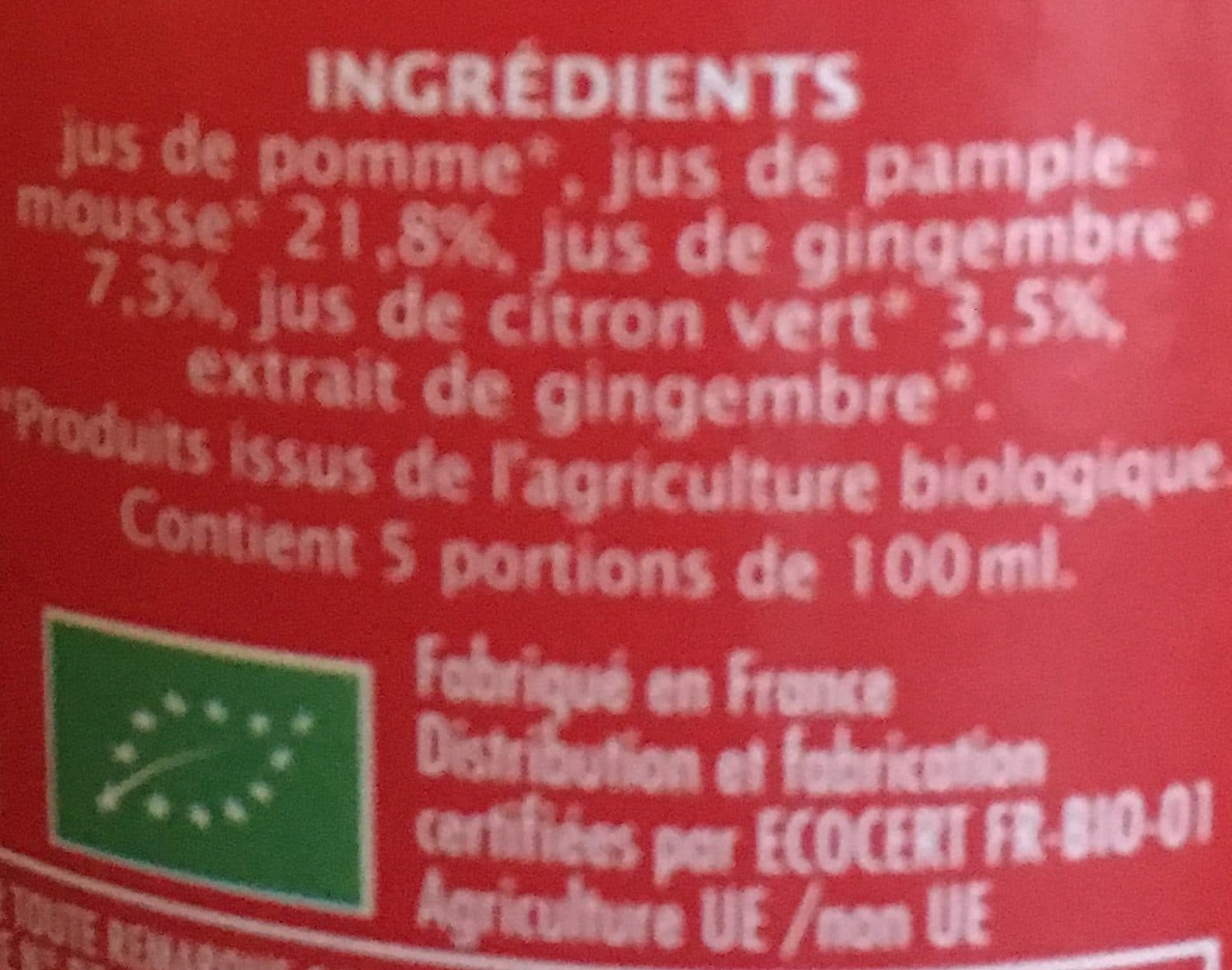 Jardin Bio Gingembre tonique packshot