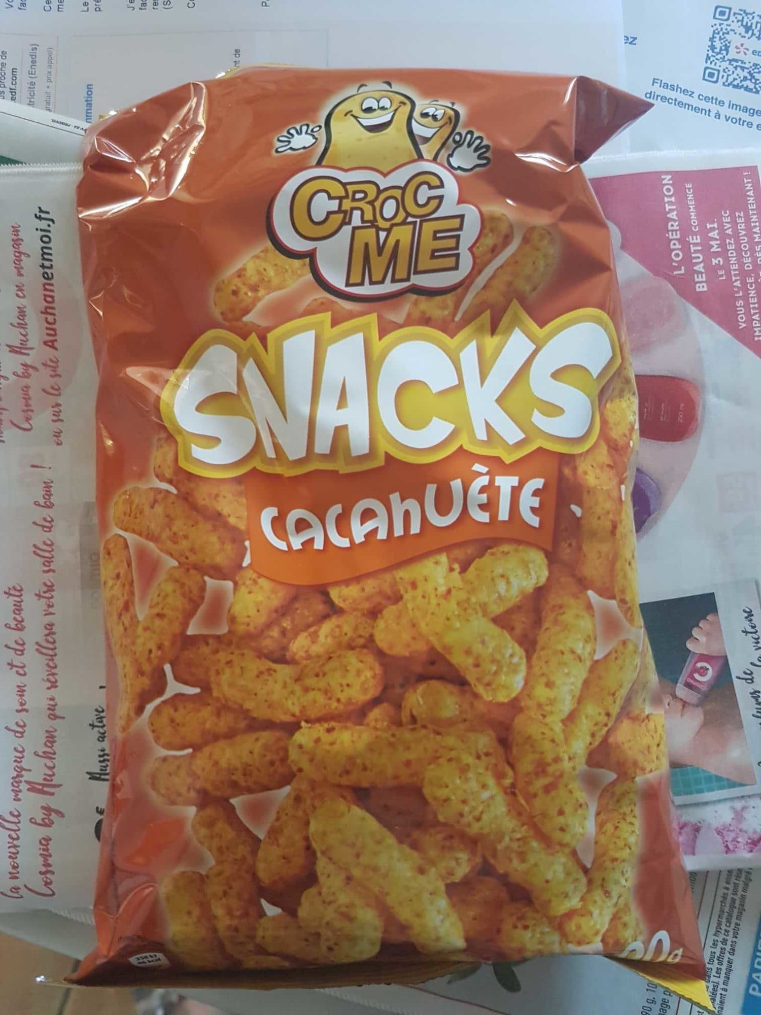 Open Food Facts Snacks curl cacahuète packshot