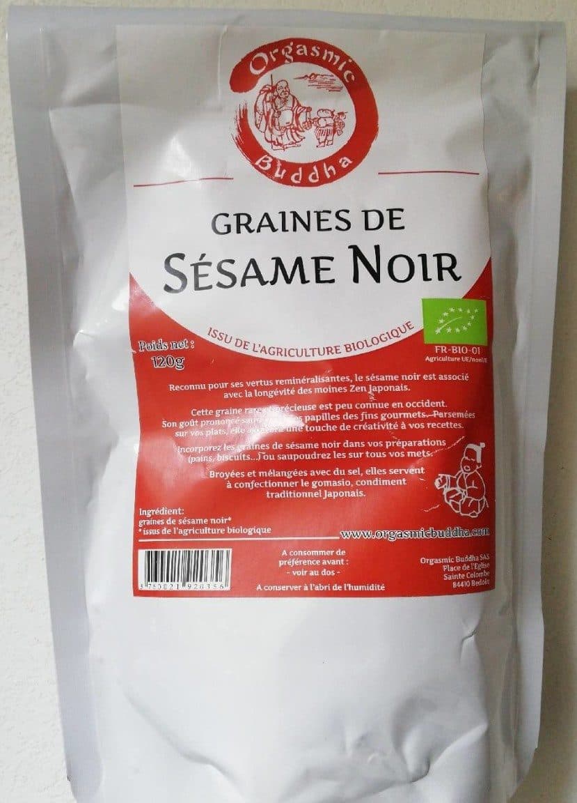 Orgasmic Buddha Graines de sésame noir packshot