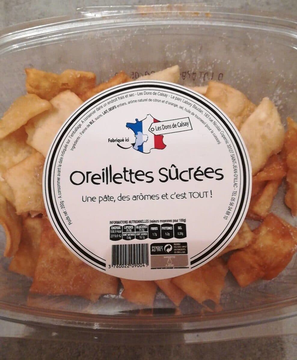 Les Dons De Calsay Oreillettes sucrées packshot