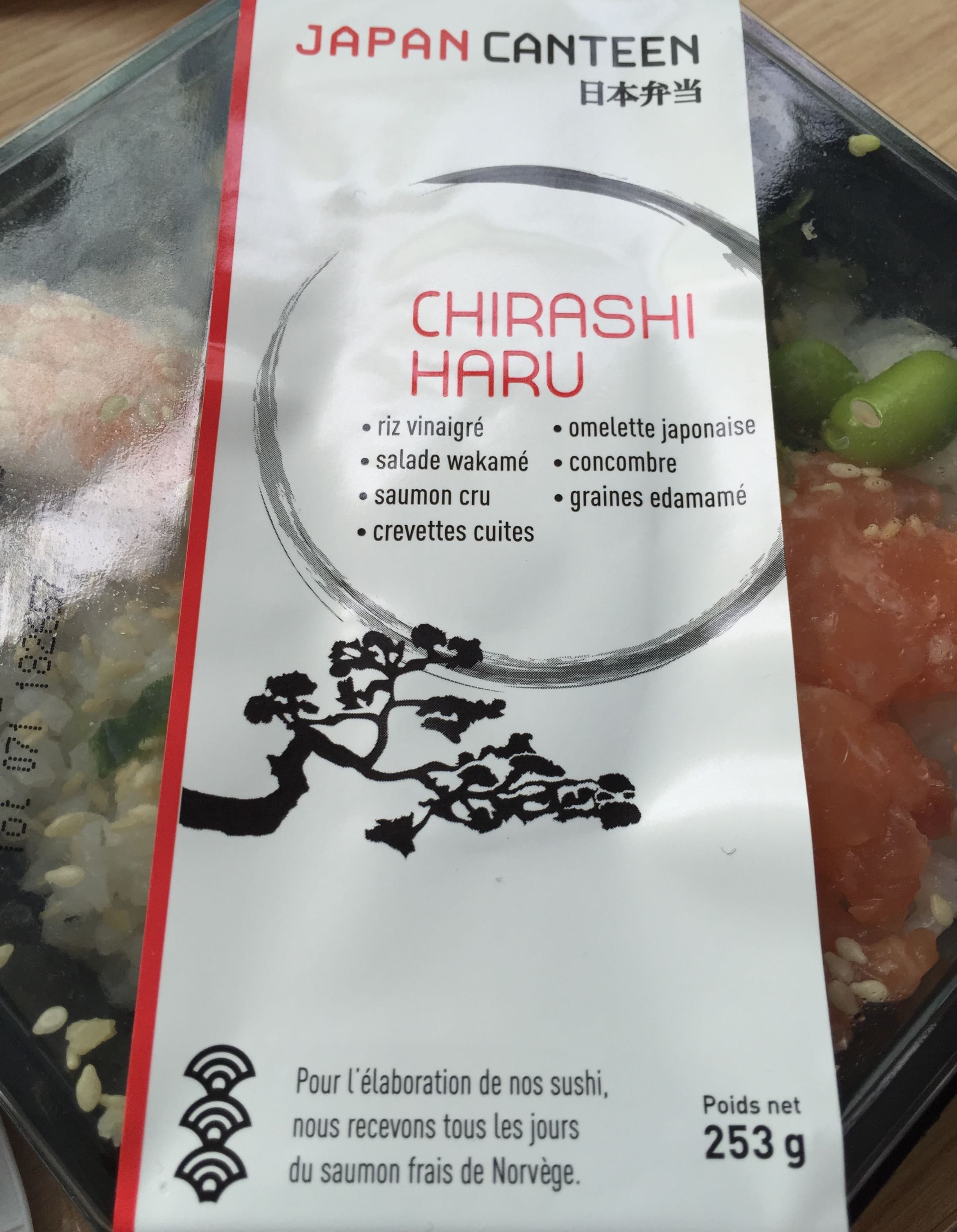 japan canteen Chirachi haru packshot