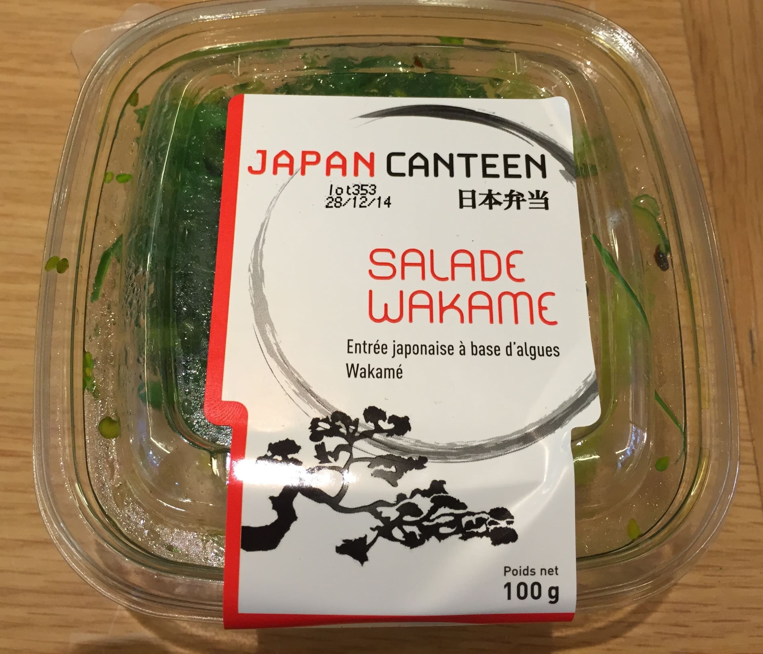 japan canteen Salade wakame packshot
