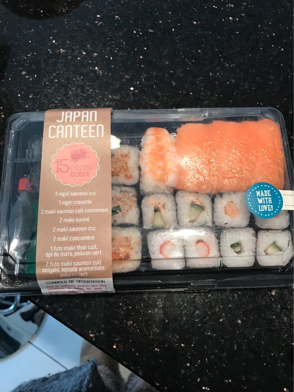 Sushi Japan canteen packshot