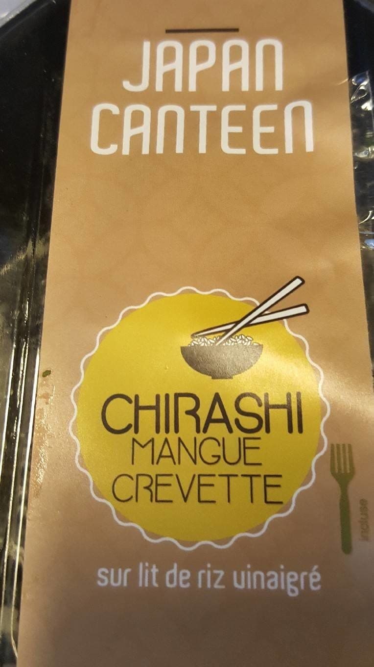 Japan Canteen Chirashi mangue crevette packshot
