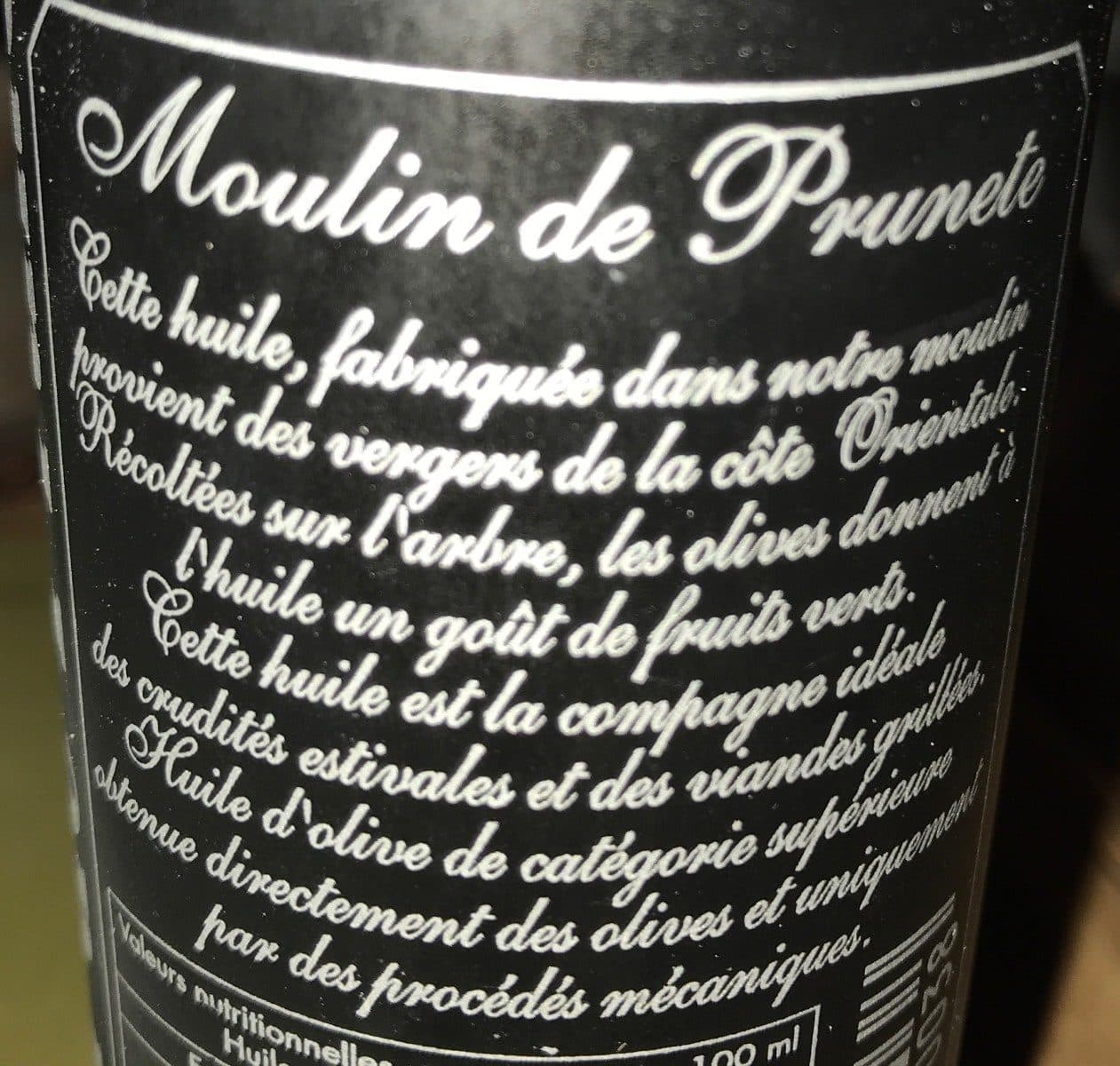 Moulin de Prunete Huile d'olive de Corse packshot