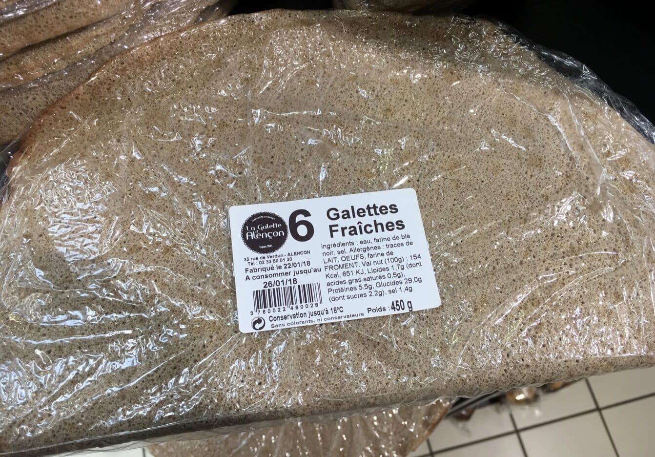 La Galette d'Alençon Galettes Fraîches packshot