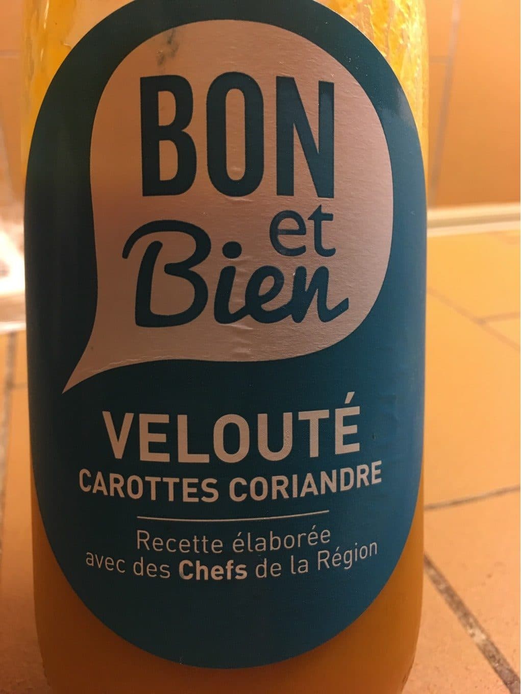 Bon et Bien Velouté Carottes Coriandre packshot