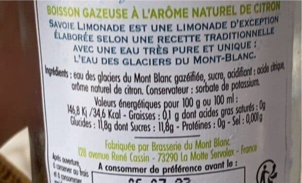 Mont Blanc Limonade packshot