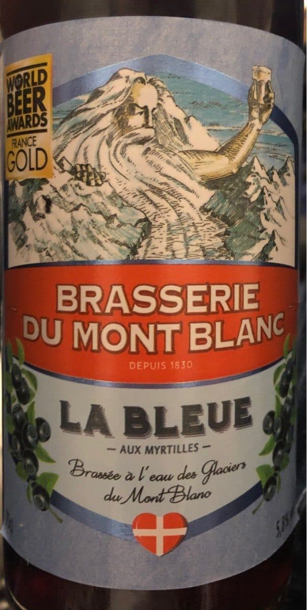 Brasserie du Mont Blanc Bierre La Bleue aux myrtilles packshot
