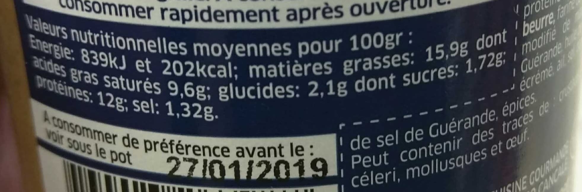La Cancalaise Rillettes de Maquereaux packshot