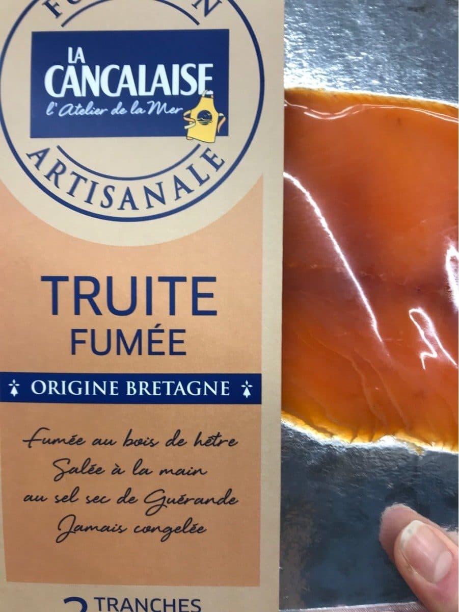 La Cancalaise Truite fumee packshot