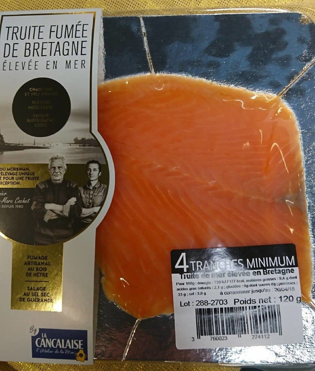 La Cancalaise Truite de mer 4t packshot