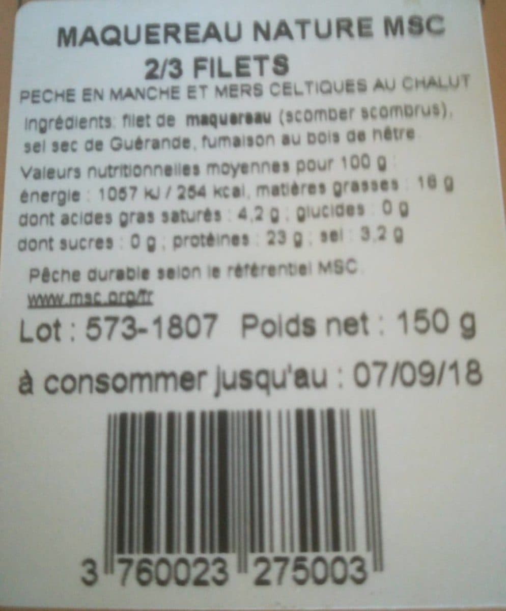La Cancalaise Filets de Maquereau packshot