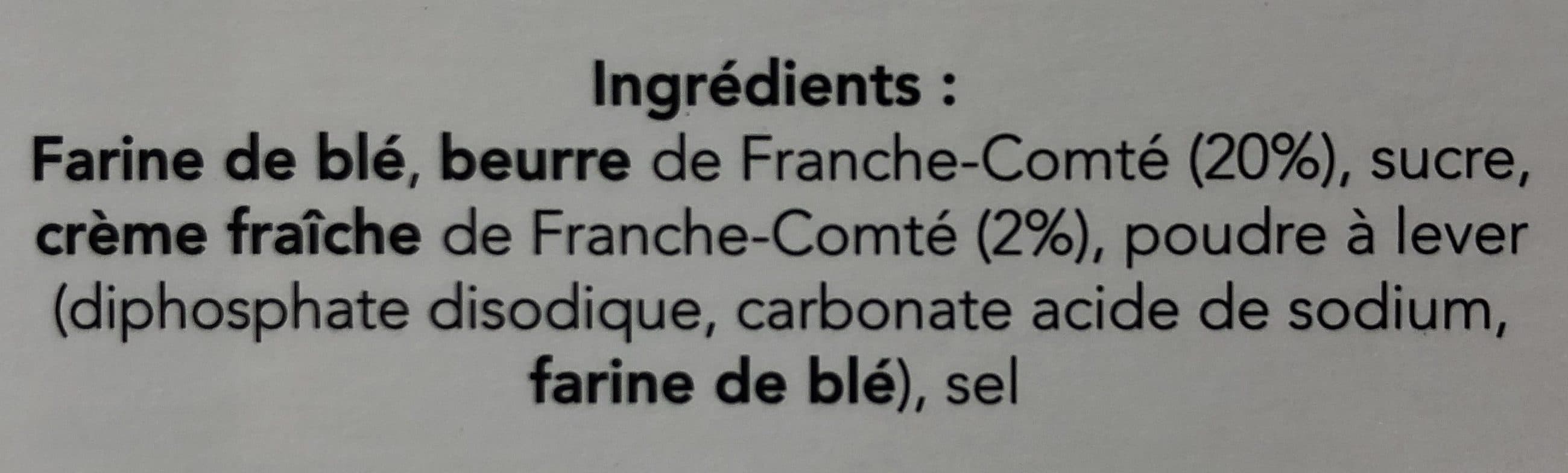 Billiotte Petit Beurre Crème fraîche de Franche-Comté packshot