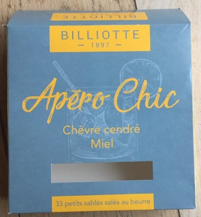 Billiotte Apéro Chic Chèvre cendré Miel packshot