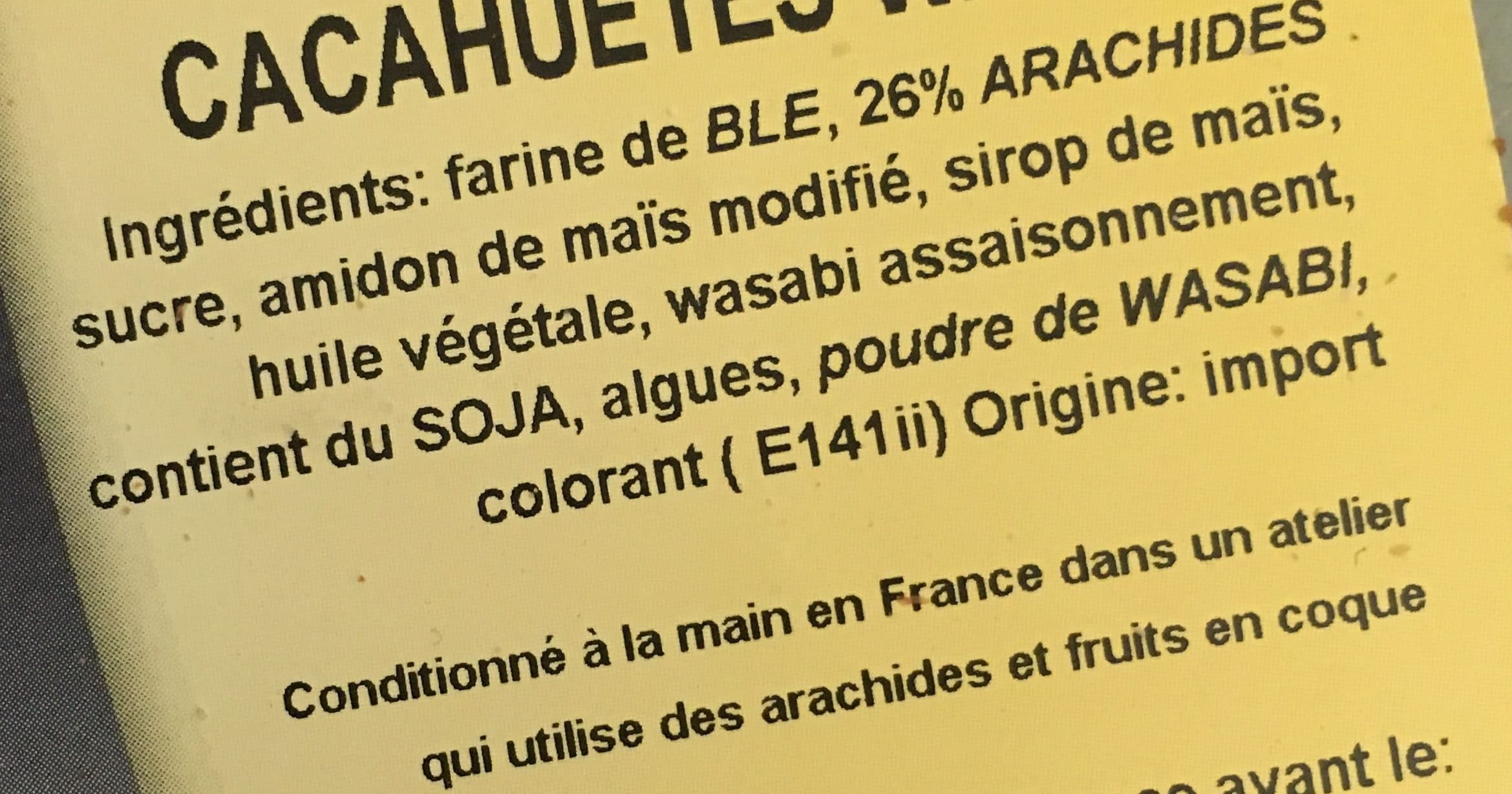 Jean-Louis Bassinet Cacahuètes wasabi packshot