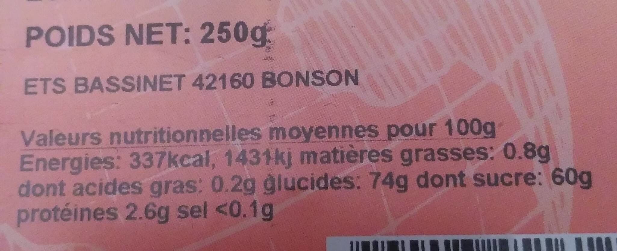 Jean louis bassinet Raisins sultana (brun) packshot