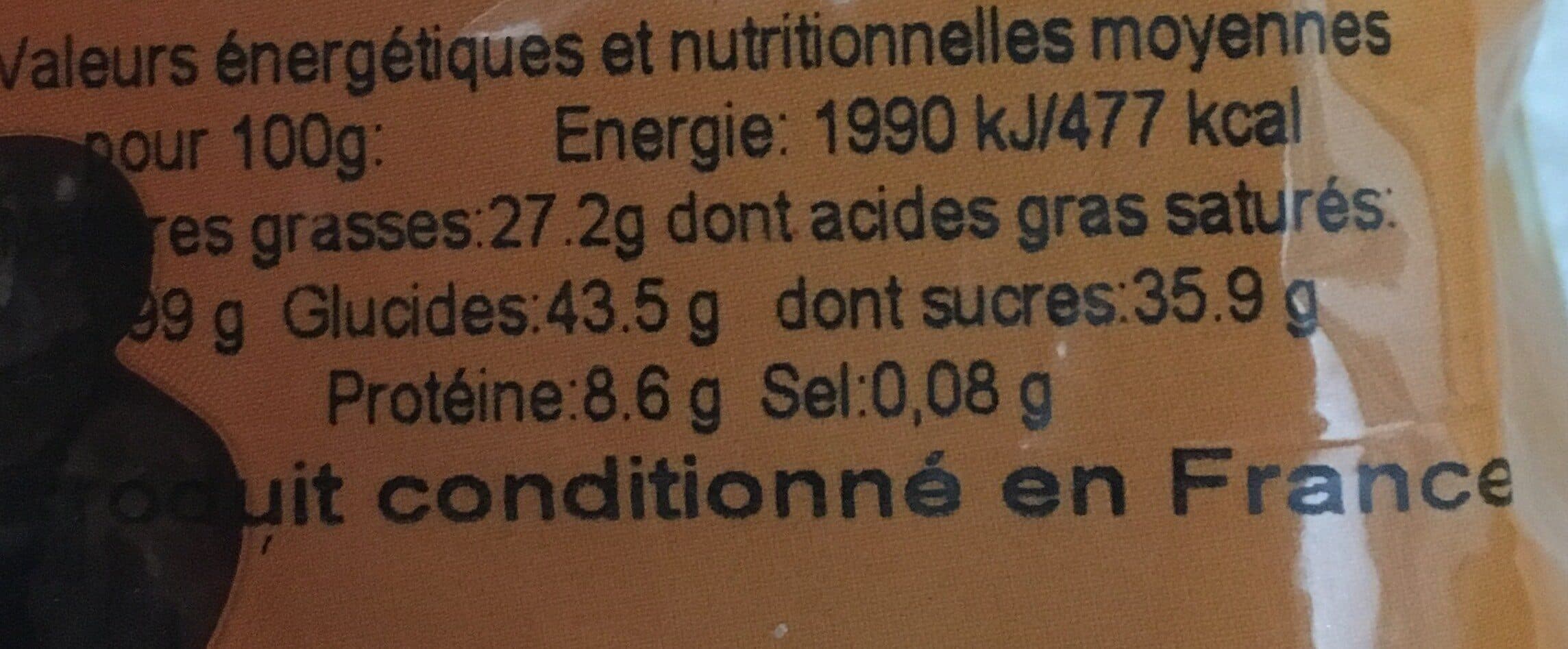 Open Food Facts Fruits secs du monde packshot