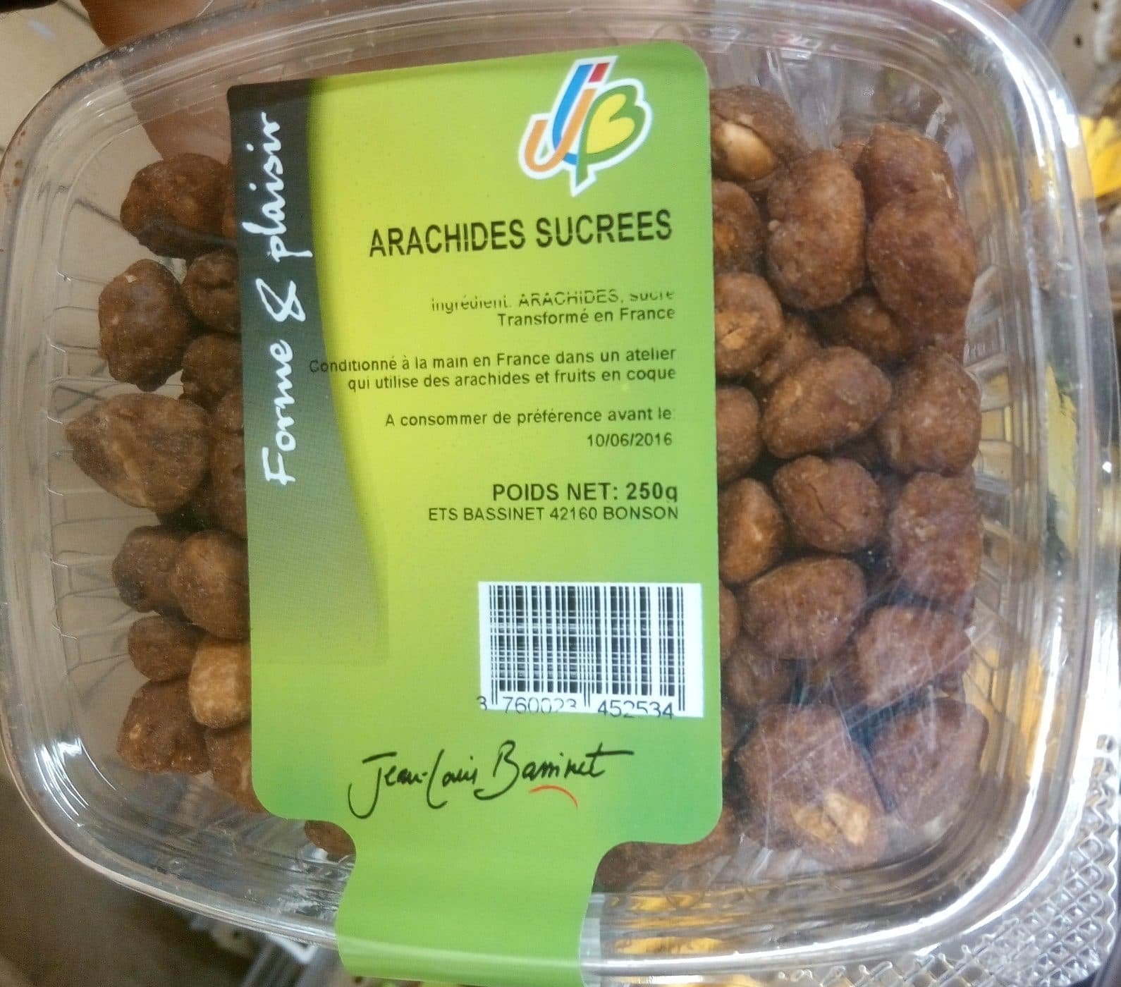 Jean-Louis Bassinet Arachides sucrees packshot