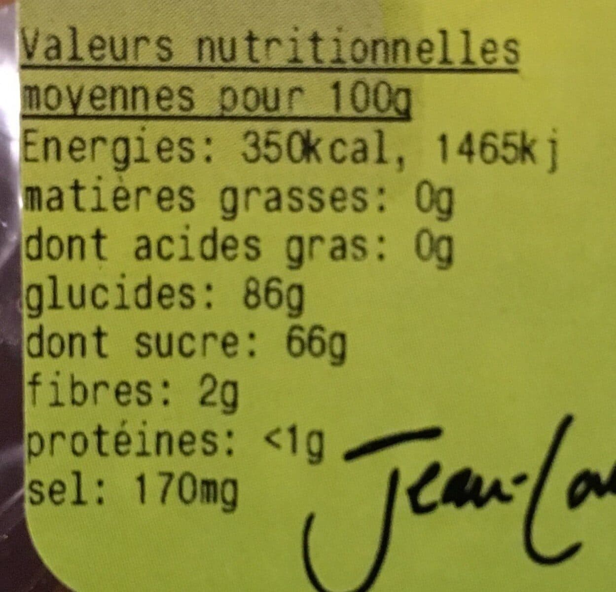 Open Food Facts Mangues lamelles packshot