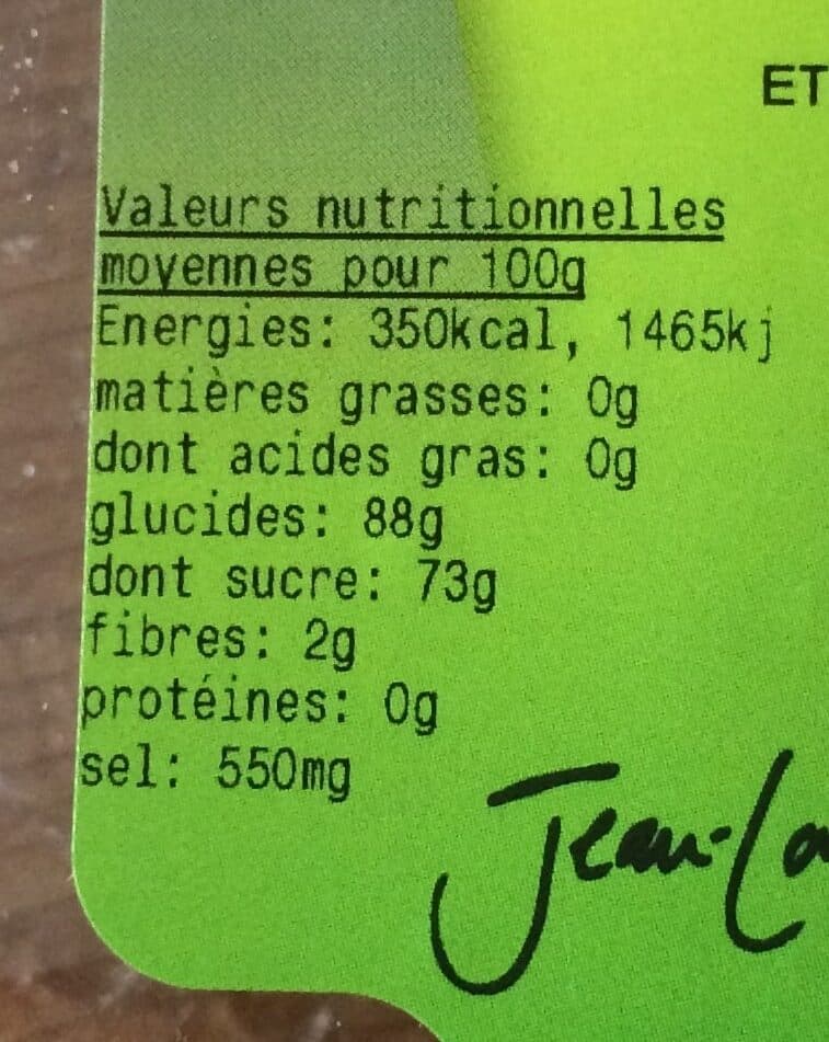 Jean-Louis Bassinet Poires morceaux packshot