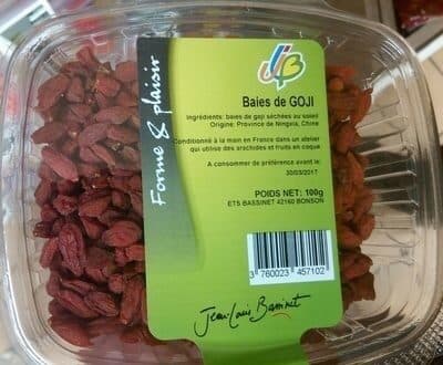 Jean-Louis Bassinet Baies de Goji packshot