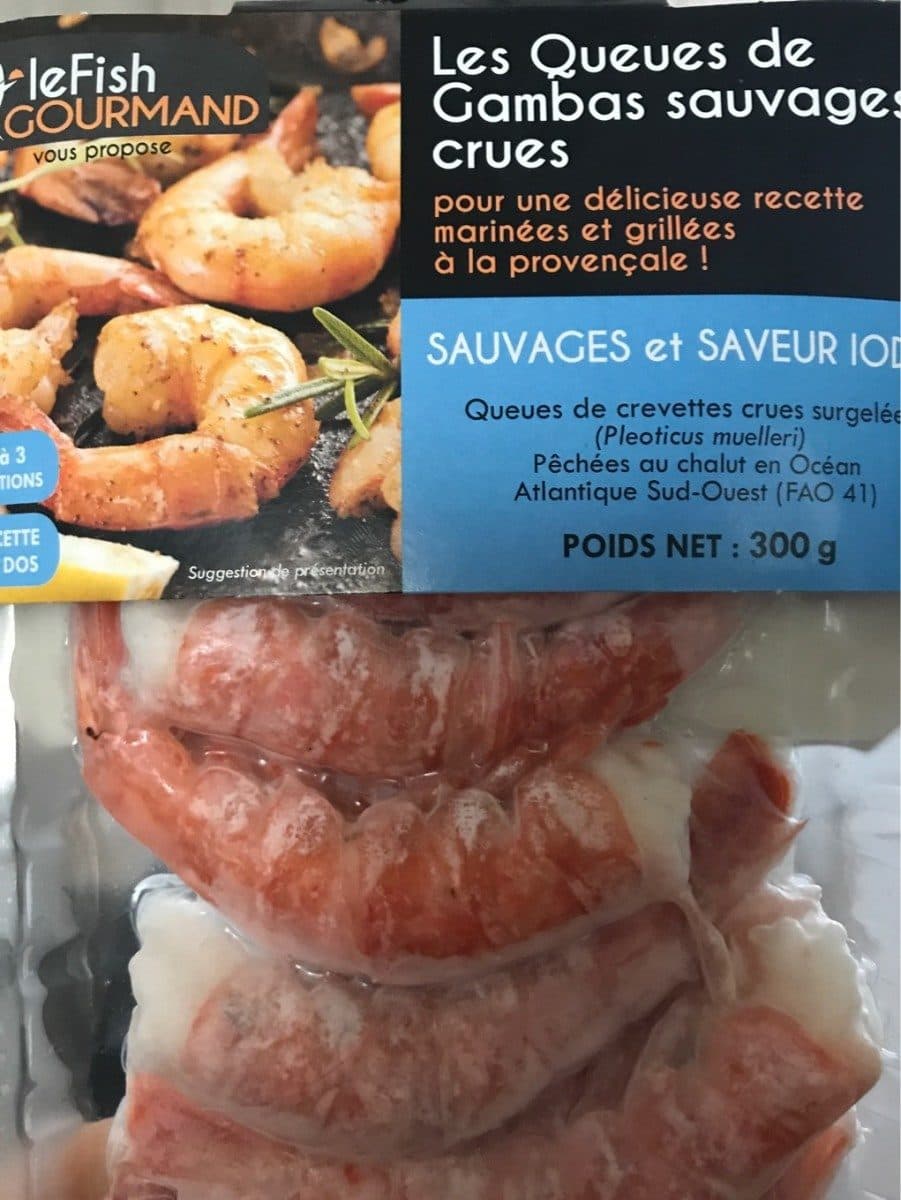 Open Food Facts Queue de Gambas Sauvages packshot