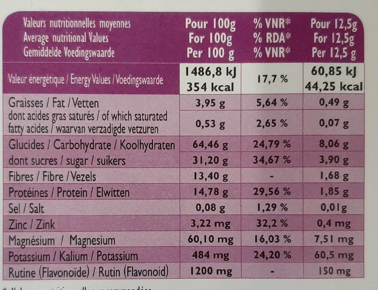 Open Food Facts Pollen De Bryuère Sauvage Pollenergie packshot