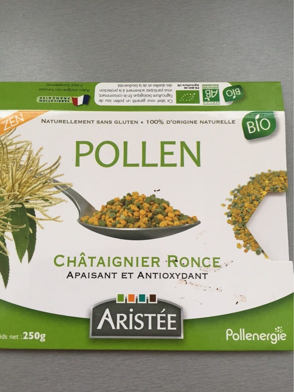 Aristée Pollen Châtaignier Ronce packshot
