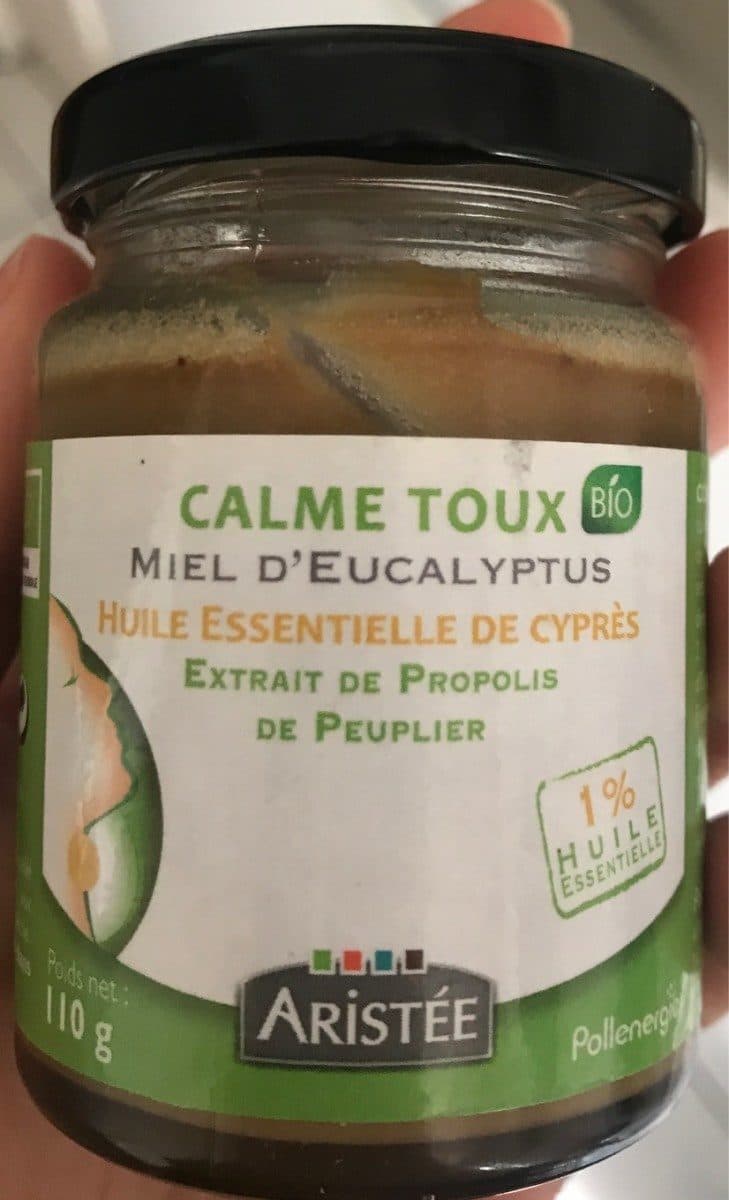 Aristée Calme toux Miel eucalyptus huile essentielle de cyprès packshot