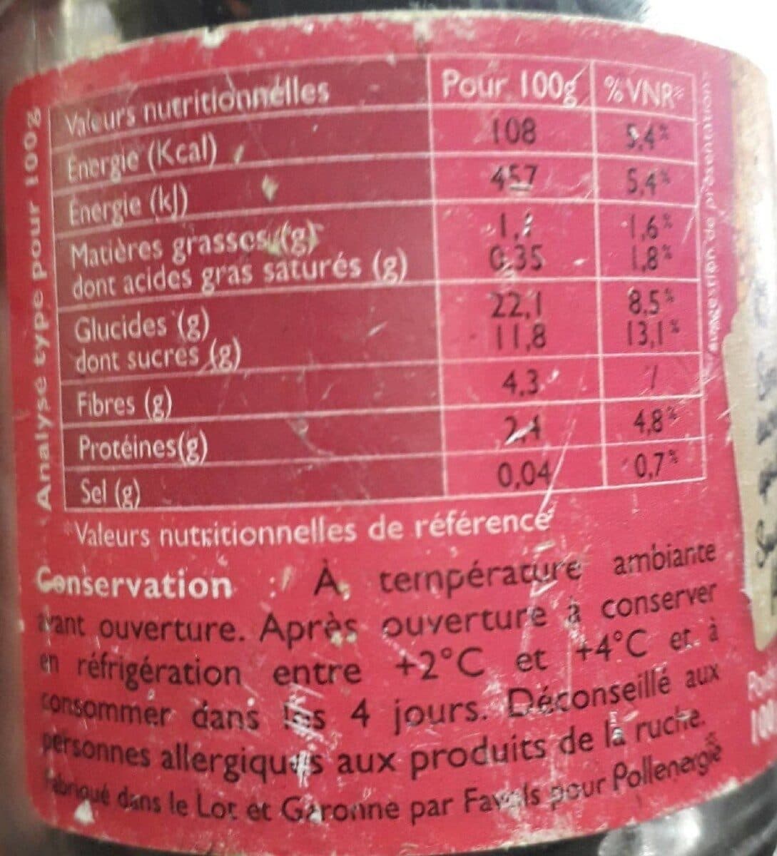 Open Food Facts 20% POLLEN packshot