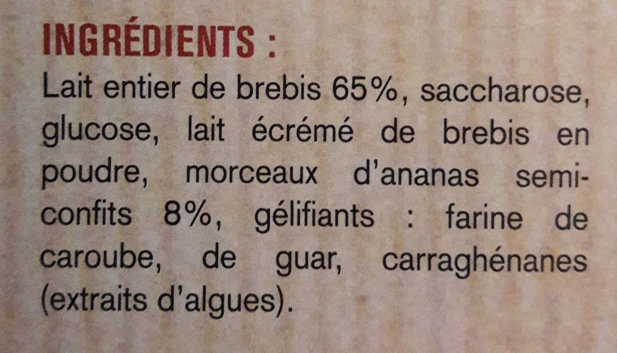 Open Food Facts Glace fermière packshot