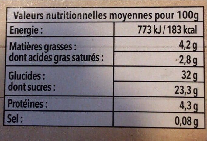 Open Food Facts Creme glacee fabriquee a la ferme au lait de brebis Chataigne packshot
