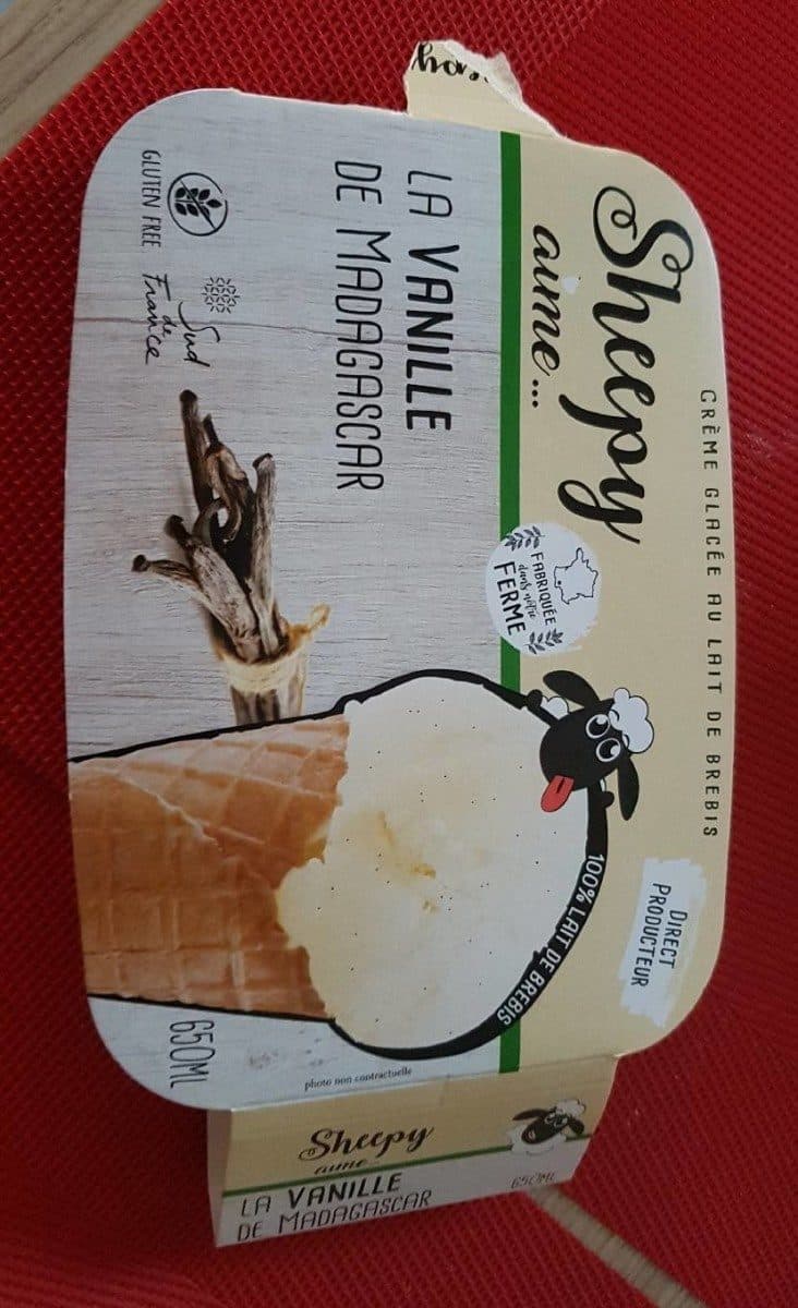 Open Food Facts Glace à la vanille de Madagascar packshot