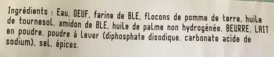 Open Food Facts POMMES DAUPHINES 350G packshot
