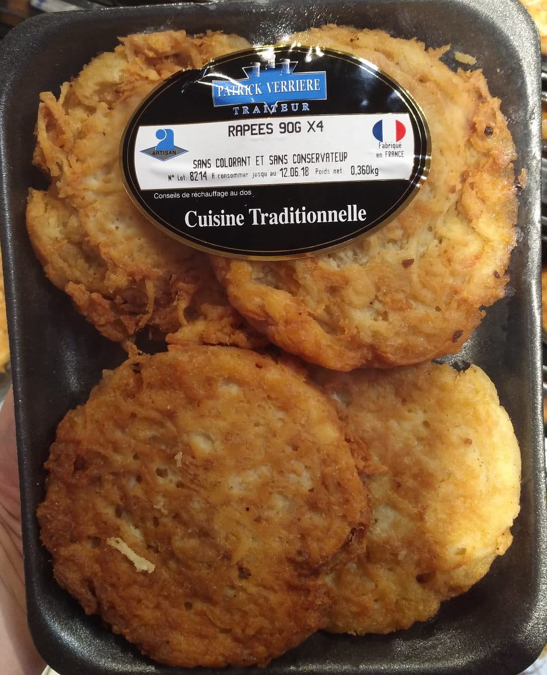 Patrick Verrière Râpées packshot