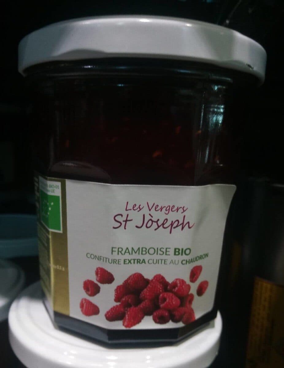 Open Food Facts Confiture framboise bio packshot