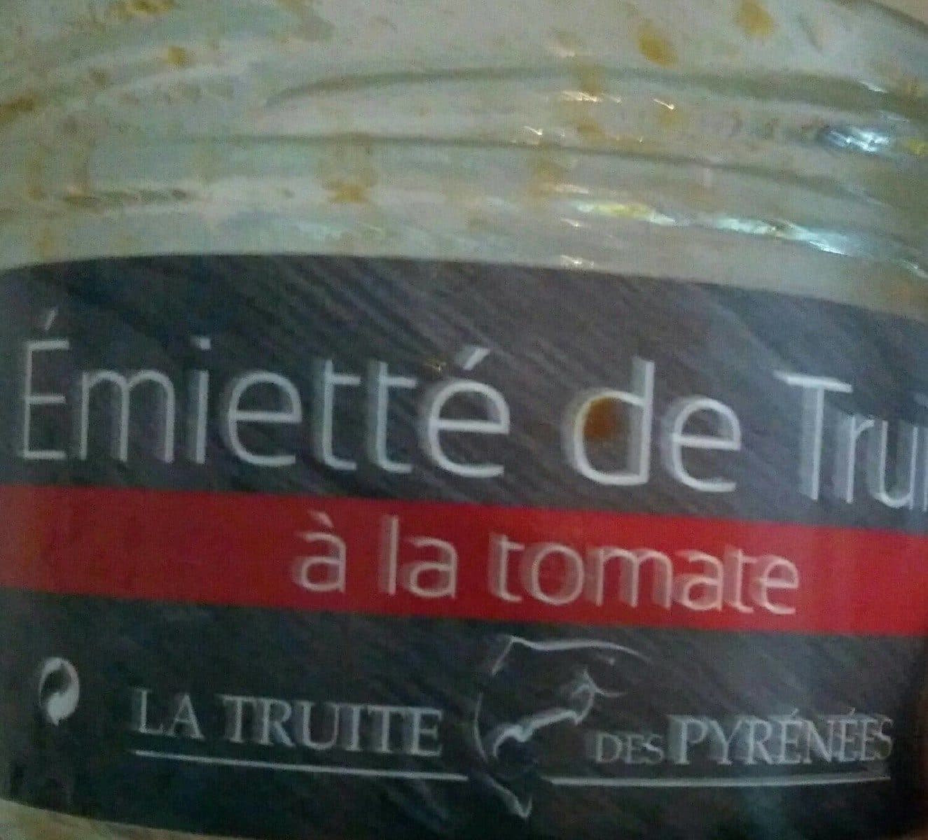 La Truite Des Pyrénées Émietté de truite à la tomate packshot