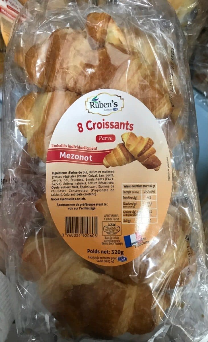 Open Food Facts 8 croisants packshot