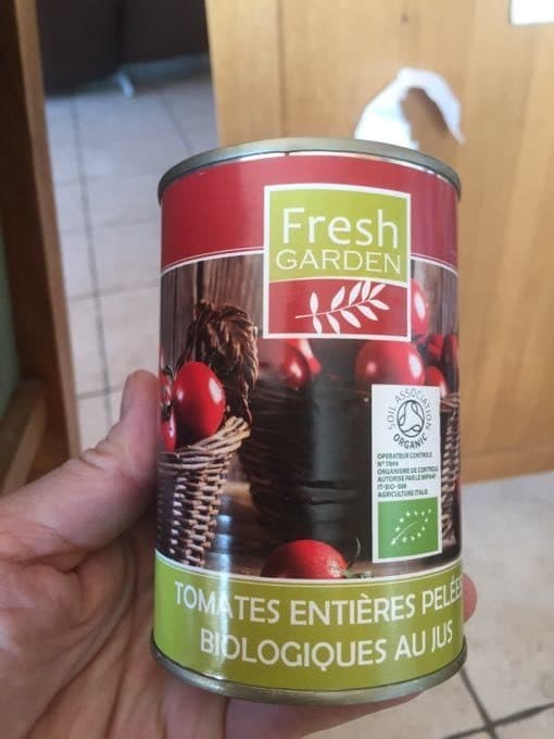 Fresh Garden Tomates entières Au Jus Bio packshot
