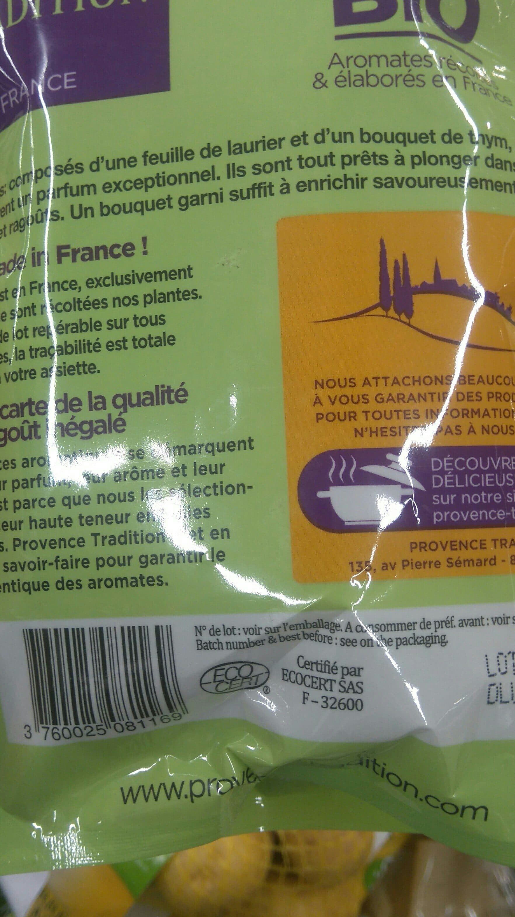 Provence Tradition 4 Bouquets garnis de France BIO packshot