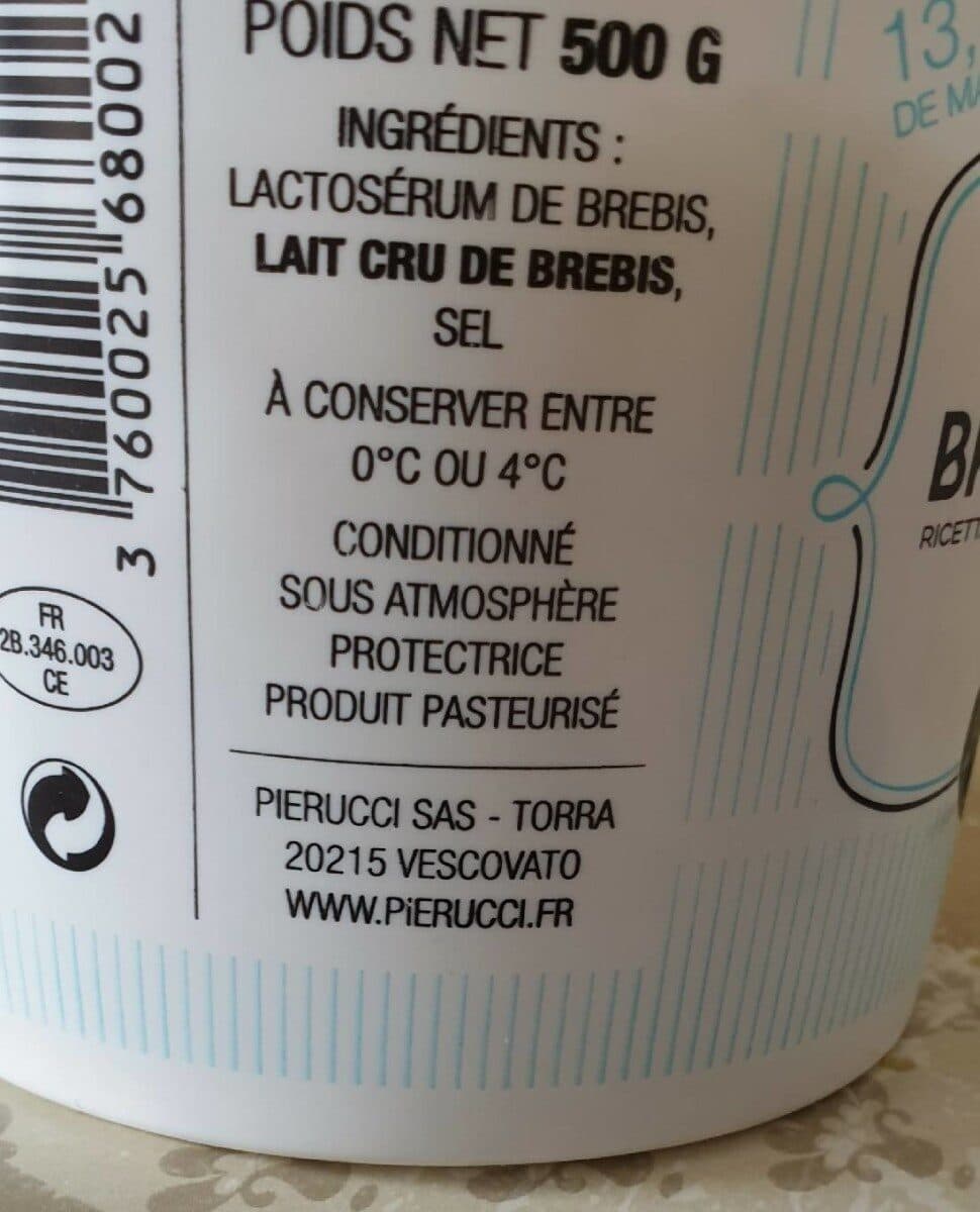 Pierucci Brocciu AOP packshot