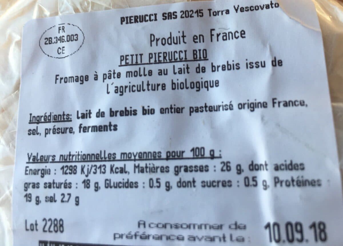 Open Food Facts Petit pierruci bio packshot