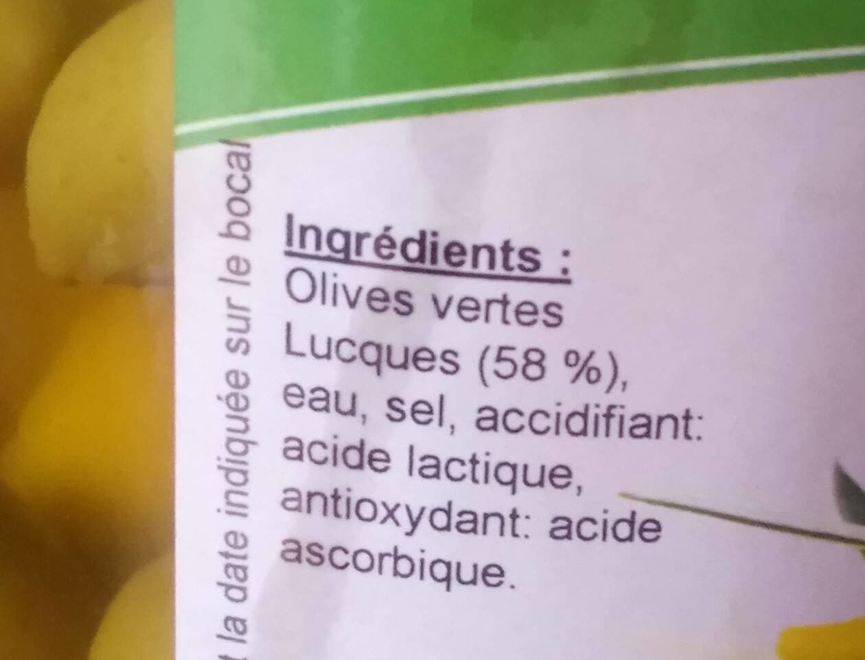 Saveurs et Traditions du midi Lucques vertes packshot