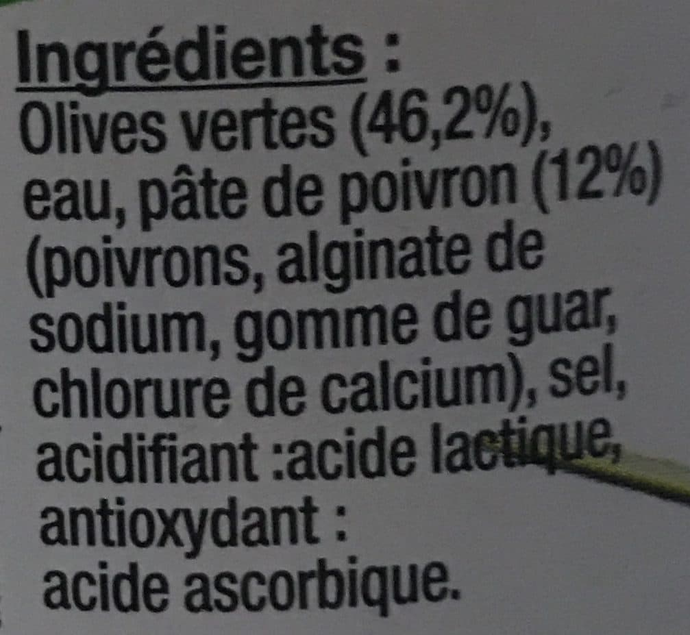 Saveurs & Tradition Du Midi Olives vertes farcies au poivron packshot