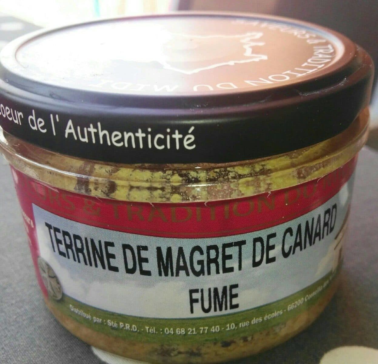 Saveurs & Tradition du Midi Terrine de magret de canard fume packshot